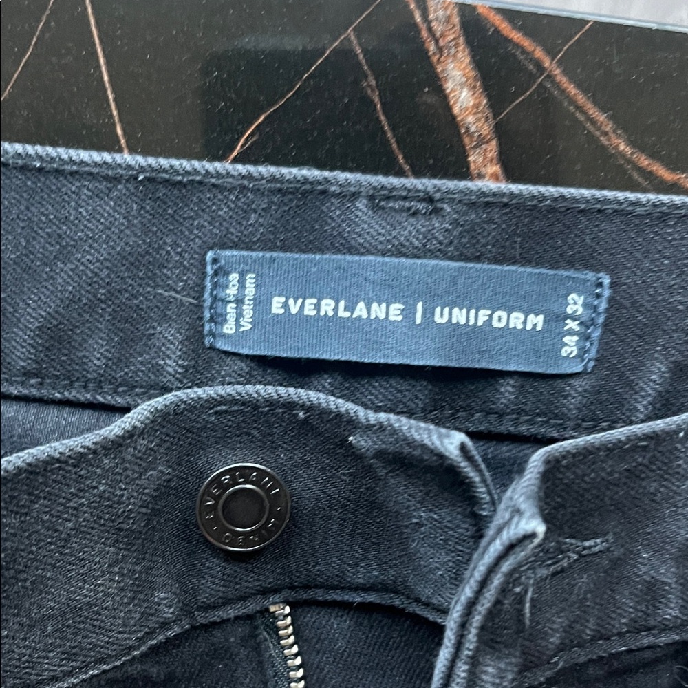 Everlane Men's Dark Gray / black Slim Jeans